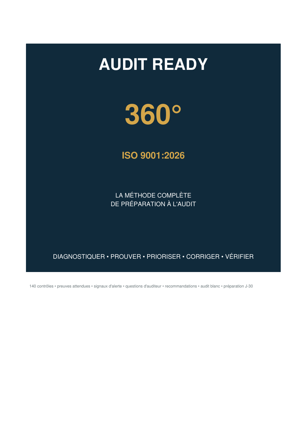 Aperçu du manuel Audit Ready 360°